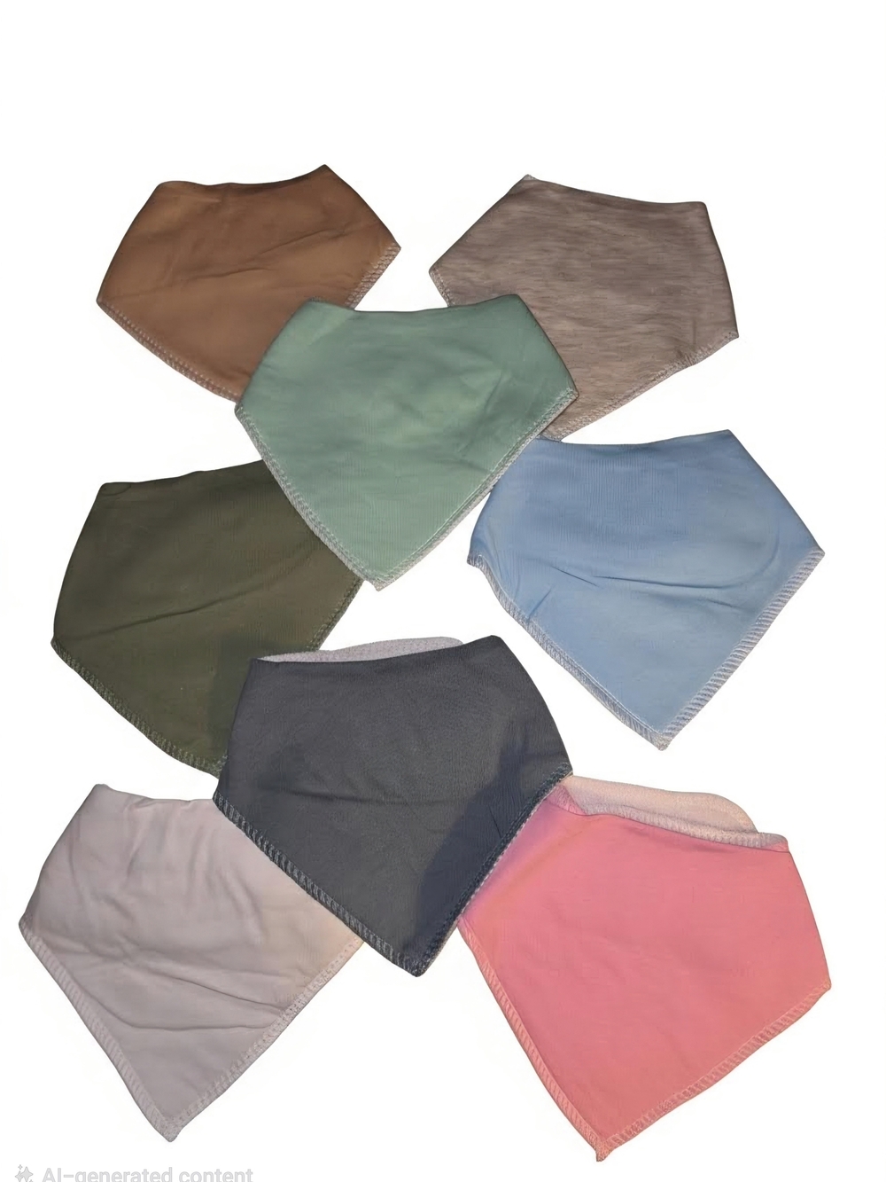 Kids Neutral & Pastel Bandana Bib Set - 8-Pack